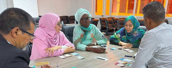 Atelier en groupe lors du séminaire de formation du CNPU